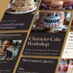Couture Cakes . Wix Template for Bakeries, Restaurants, Cafés + Catering Businesses