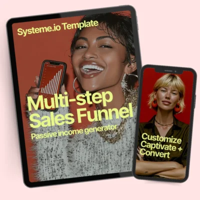 Multi Step Sales Funnel Systeme.io editorial funnel preview