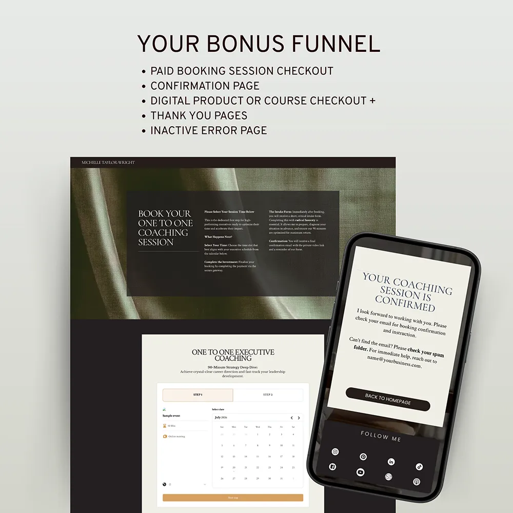 Executive Edition. Website + Blog with Bonus Booking + Sales Funnel - Image 9
