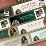 Linked Banner Set Canva Template + Guide