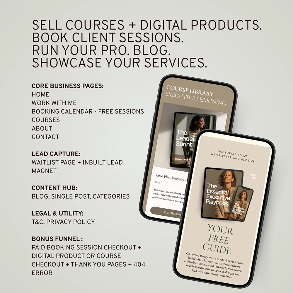 Executive Edition. Website + Blog with Bonus Booking + Sales Funnel - Image 4