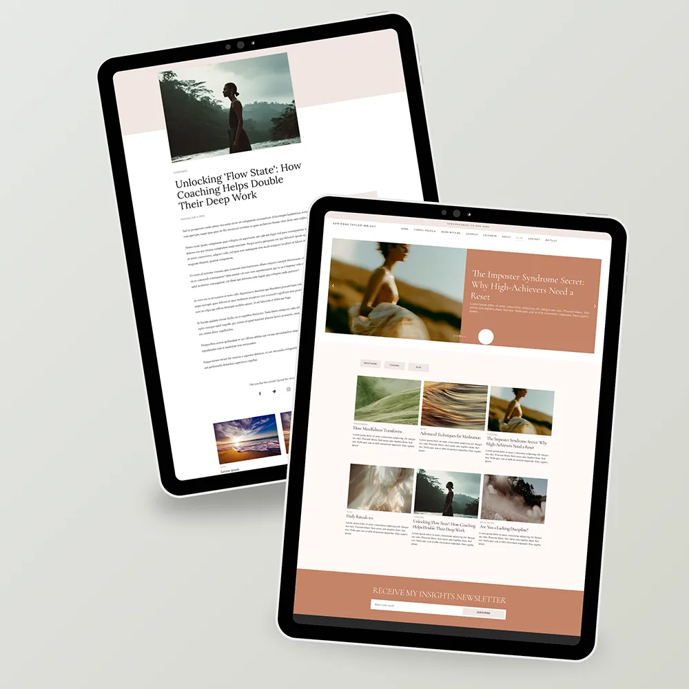 Website + Blog + Bookings + Checkout. Wellness Edition. - Image 3