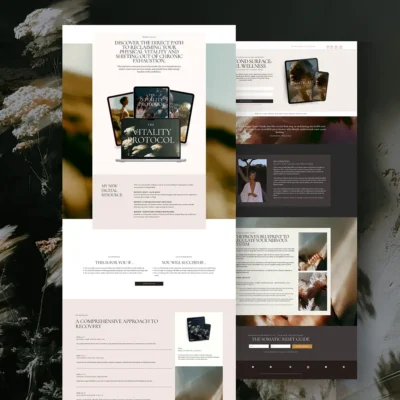 wellness sales funnel template