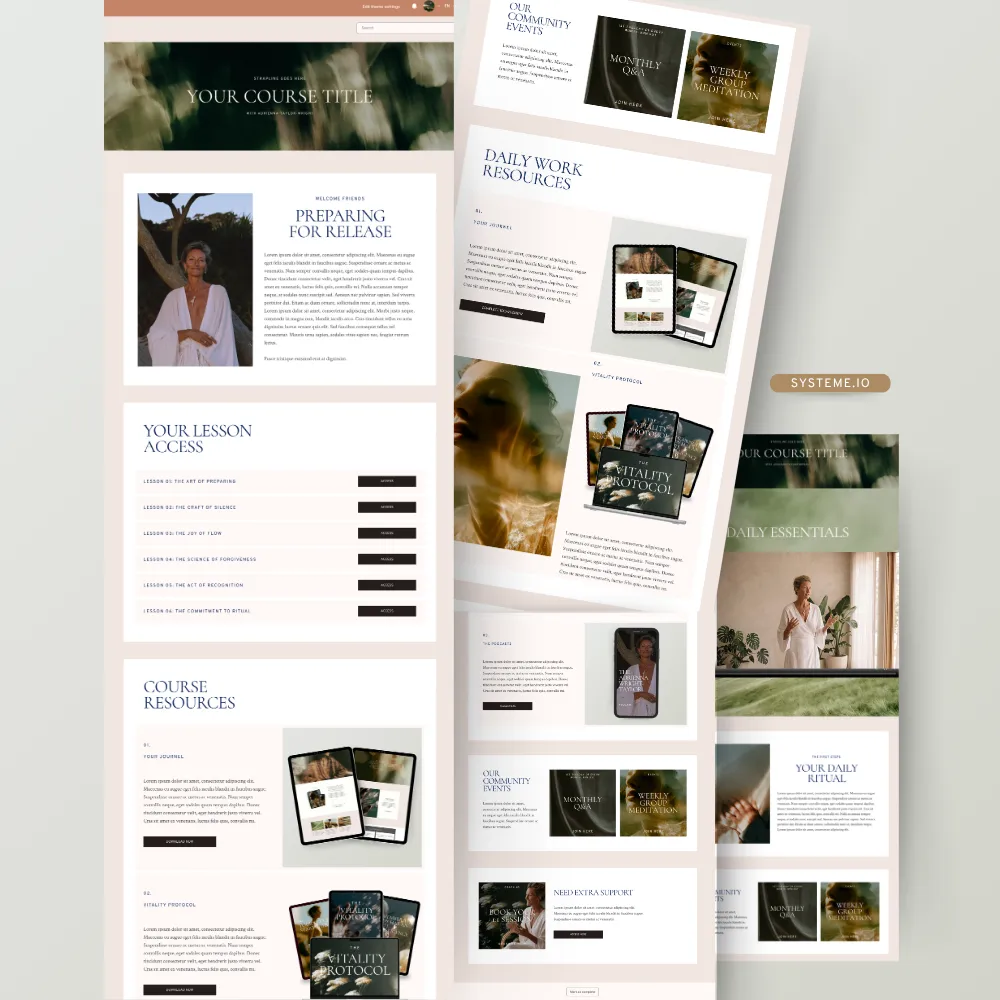 Course Creator Template. Wellness Edition - Image 2