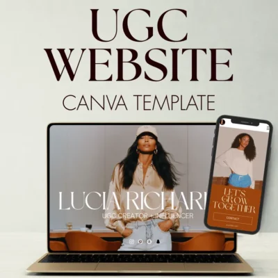 UGC Portfolio Website Template