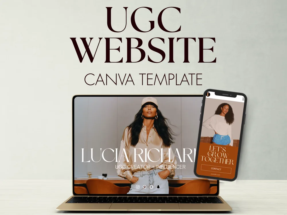 UGC Portfolio Website Template