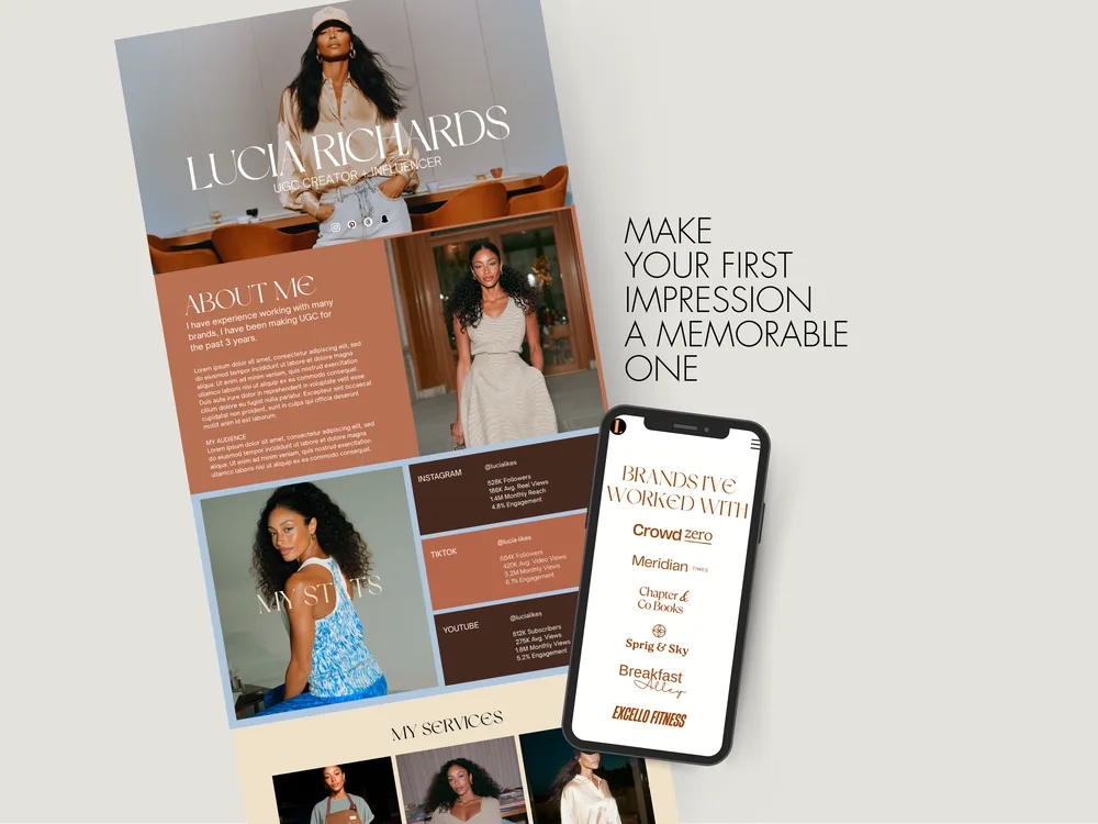UGC Portfolio Website Template - Image 3