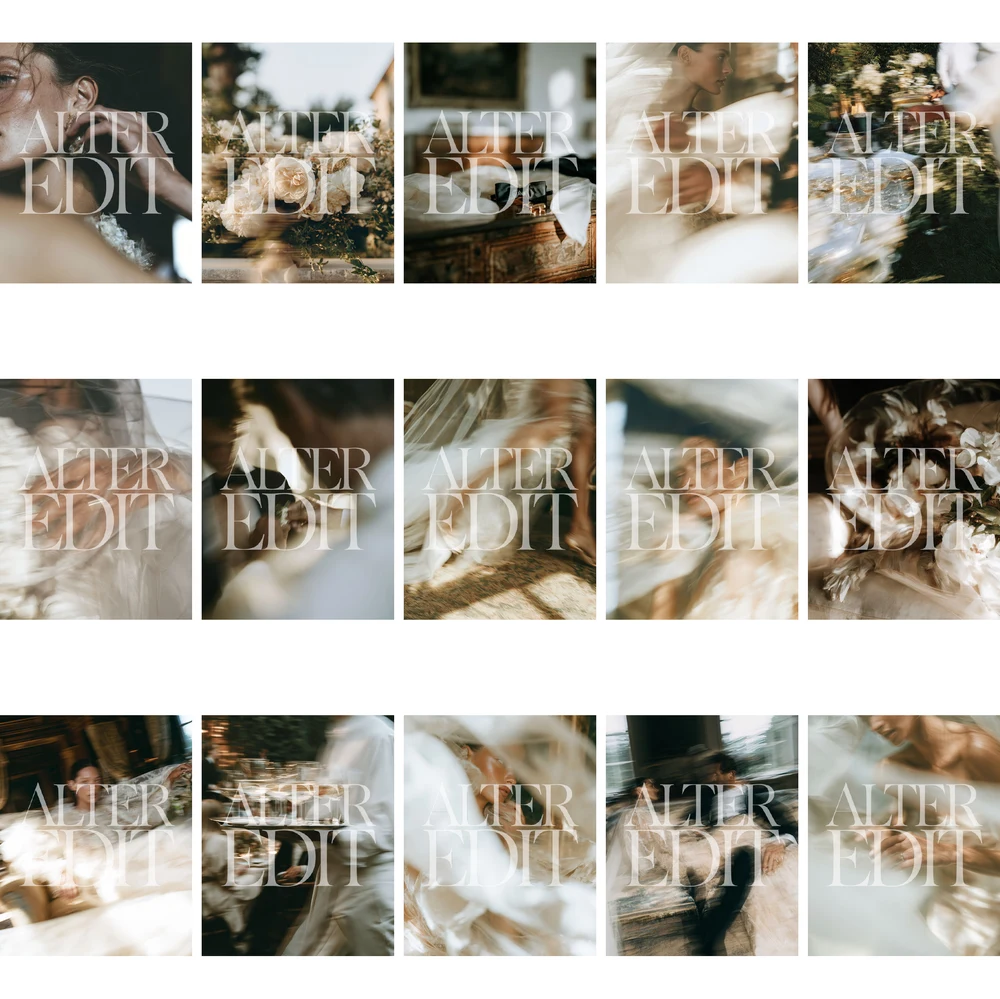 Watermarked contact sheet preview of wedding editorial stock images, page two.